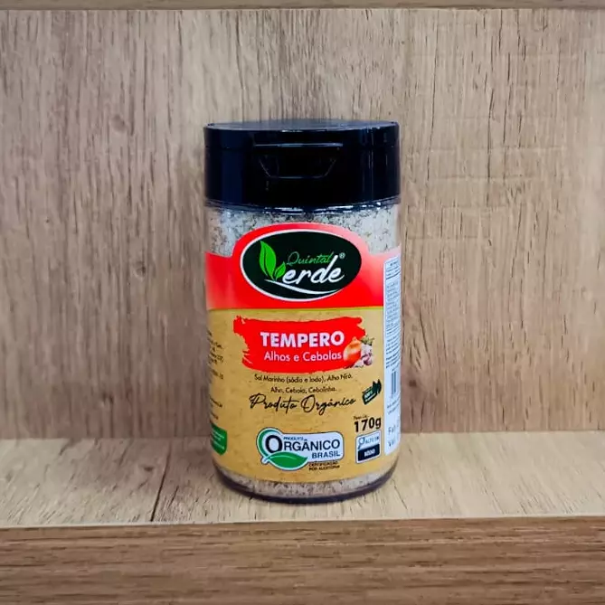 TEMPERO ALHO/CEBOLA ORG. 170gr