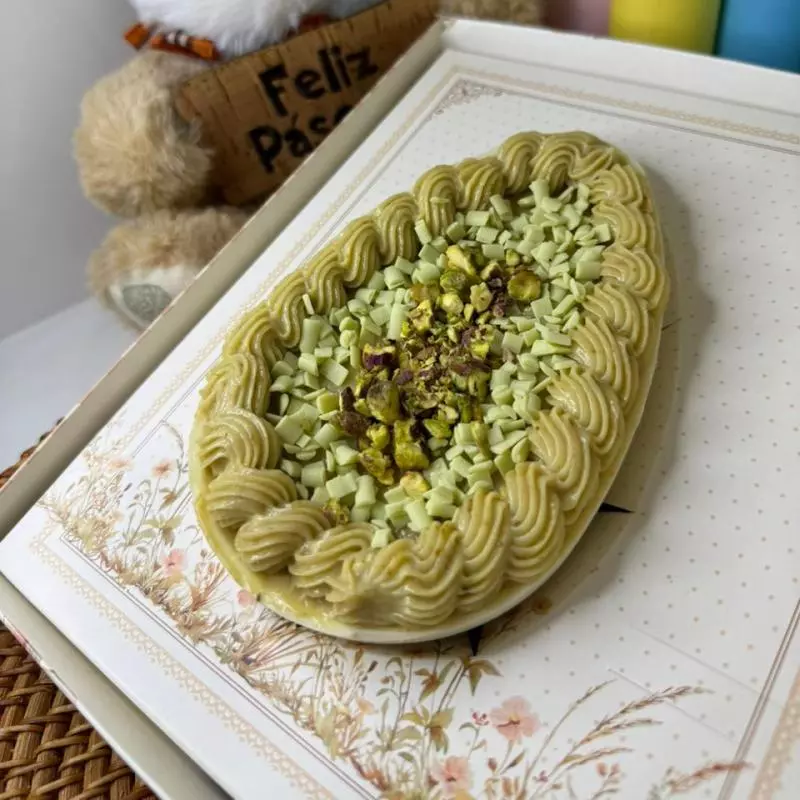 Ovo de colher Pistache