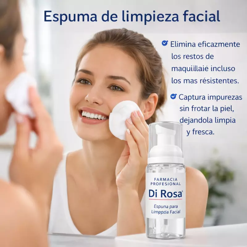 Espuma de limpieza facial