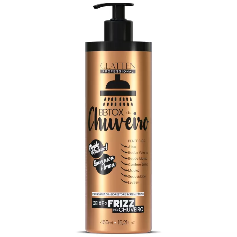 Glatten Bbtox de Chuveiro 450ml