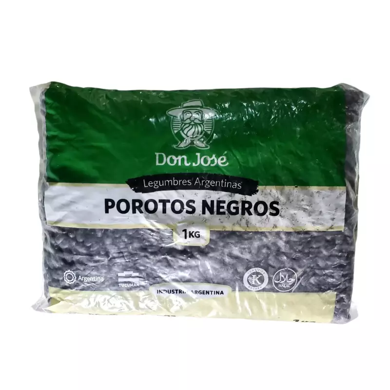 Frijol negro don Jose 1kg