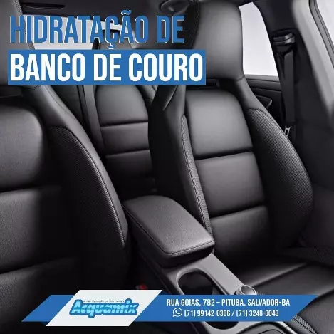 Hidratação em Banco de Couro