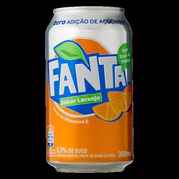 Fanta Laranja Zero Lata