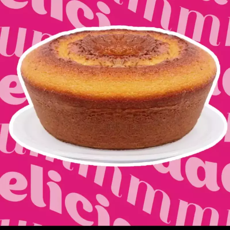 BOLO DE FUBÁ COM ERVA DOCE