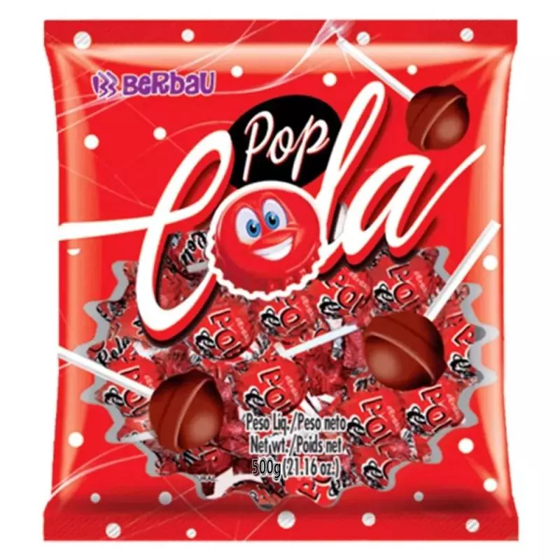 Pirulito Berbau Pop COLA - 500G