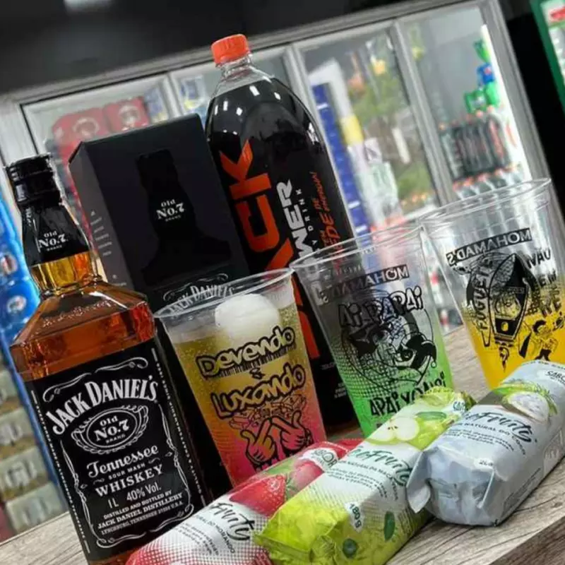 Combo Garrafa Jack Daniel's 1L