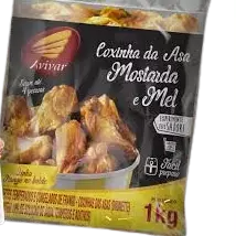 Coxinha da Asa Temperada 1kg Avivar