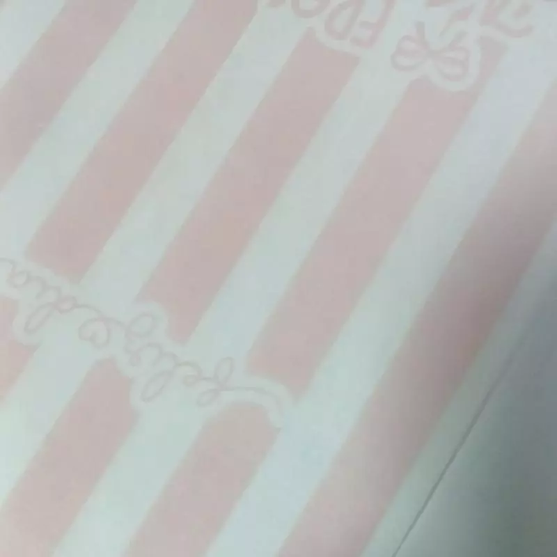 Papel encerado rosado rayas