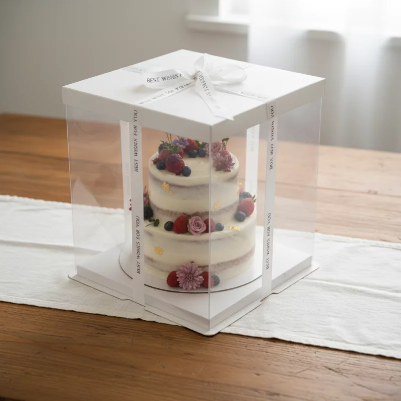 1204 CAJA DE ACETATO- 26x25CM