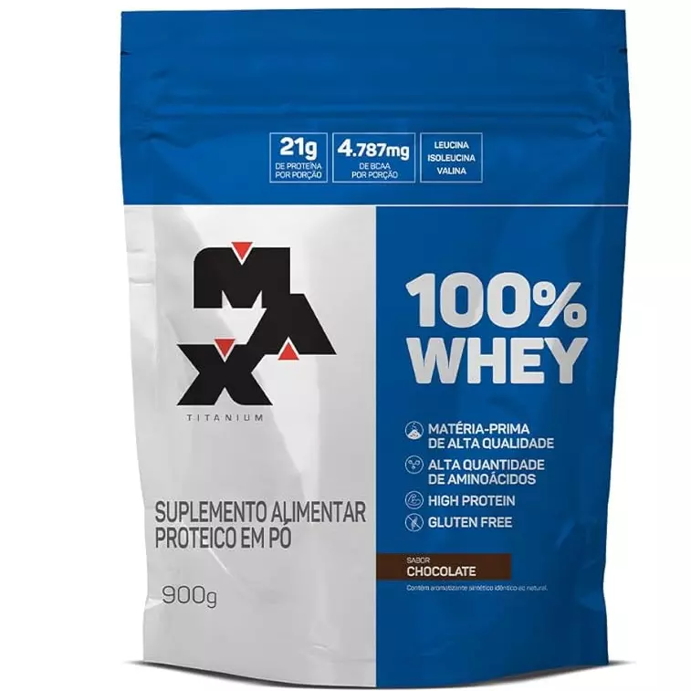 MAX TITANIUM 100% WHEY - 900G