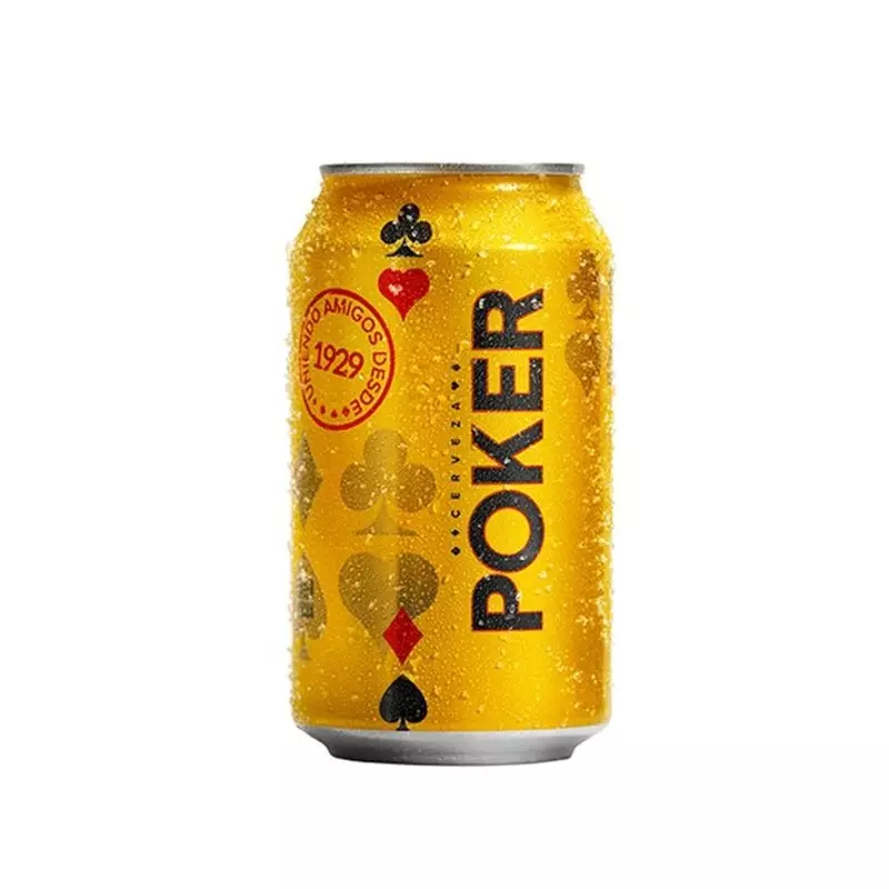 Cerveza Poker lata