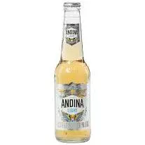 Cerveza andina light botella x 330ml