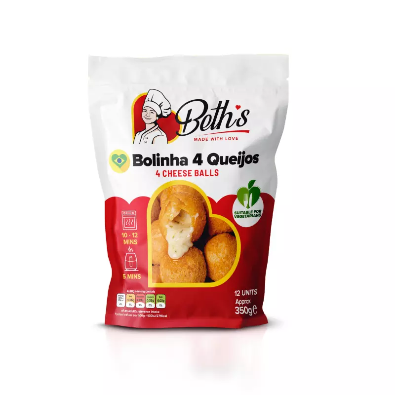 Bolinha 4 Queijos Beth's 12 Un