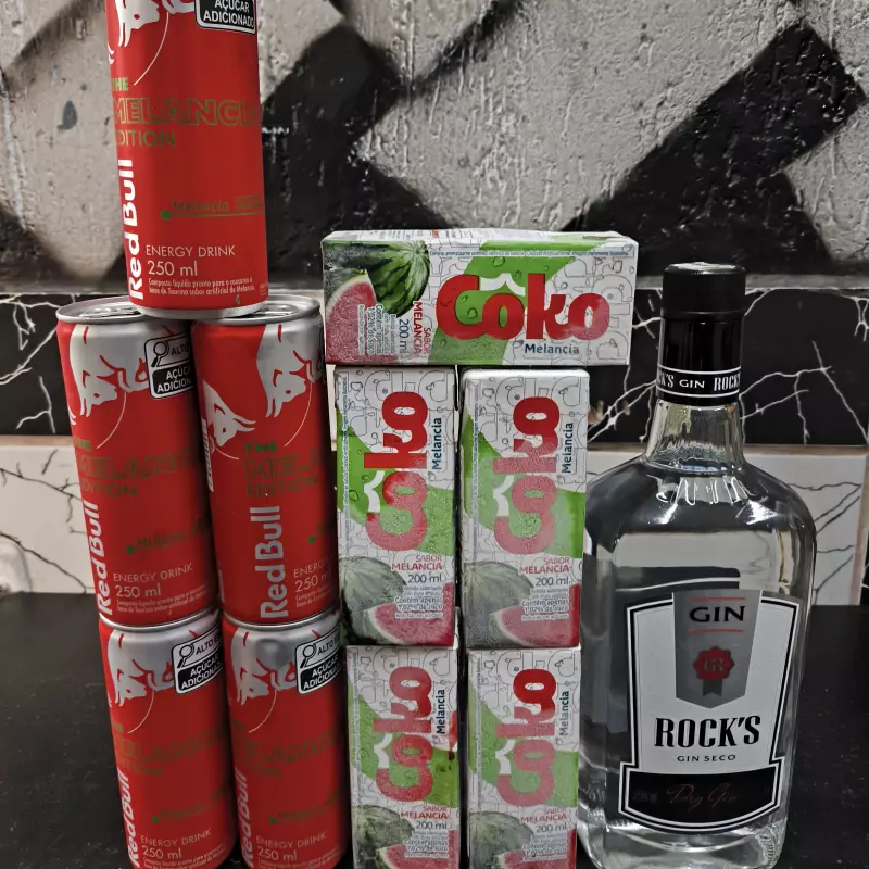 COMBO ROCKS TRADICIONAL C RED BULL