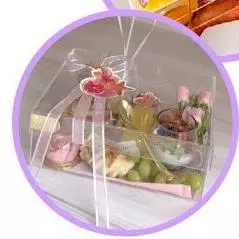 Caja acrilica cuadrada con tapa