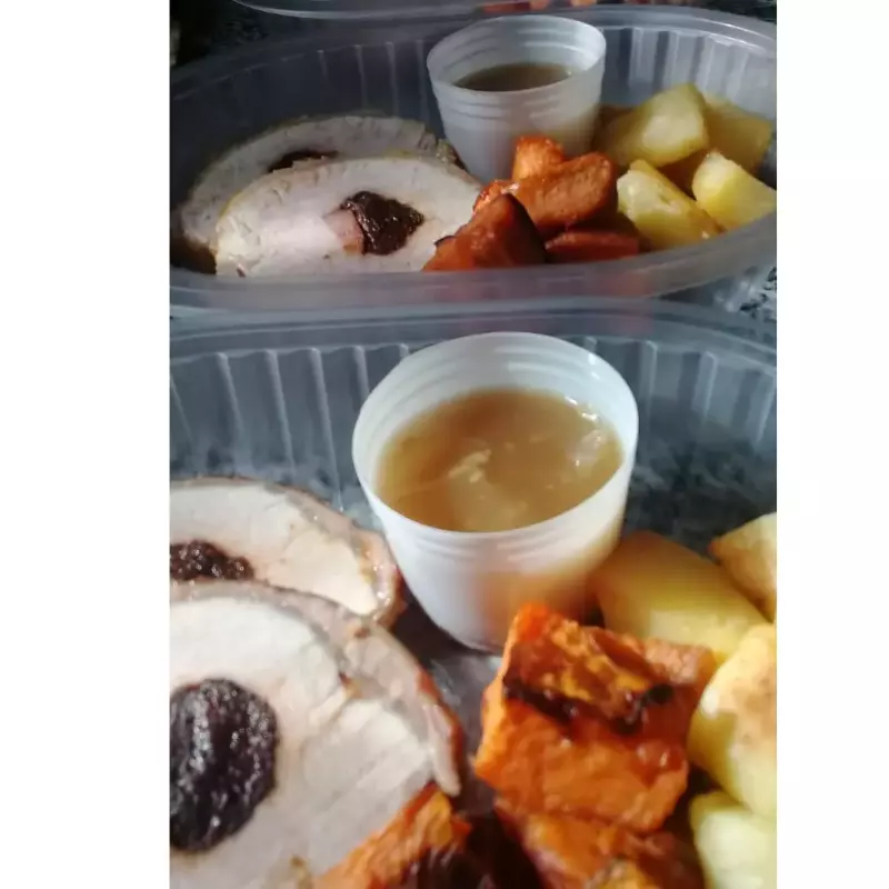 Carré de cerdo mechado