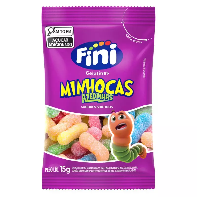 Fini Minhocas Azedinhas 15g