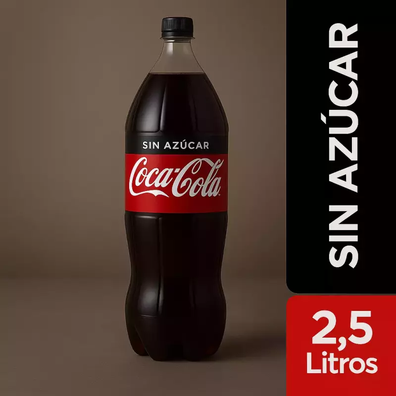 Coca Cola Sin Azucar 2.5 lts