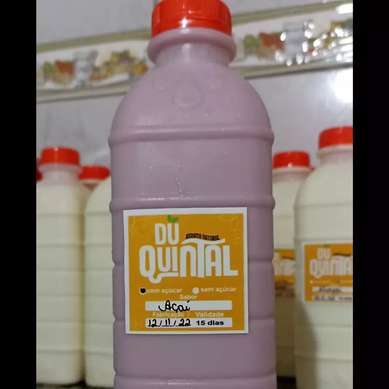 Iogurte  Natural Sabor Açaí 1l