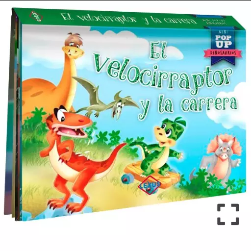 El velociraptor y la carrera -POP UP