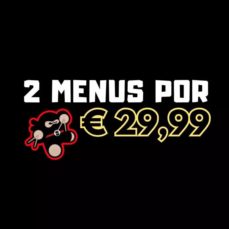🔥 2 MENUS POR €29,99