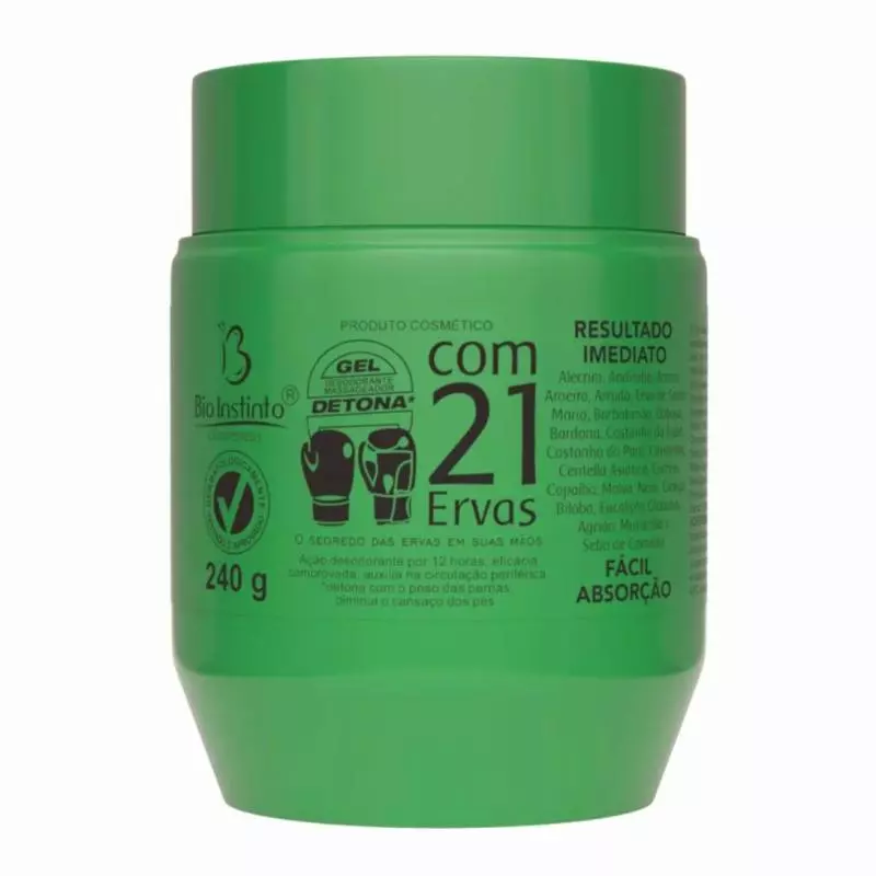 Gel 21 ervas bio instinto 240 g