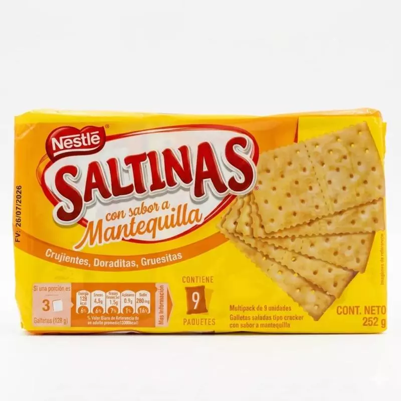 Saltinas de Mantequilla 9u