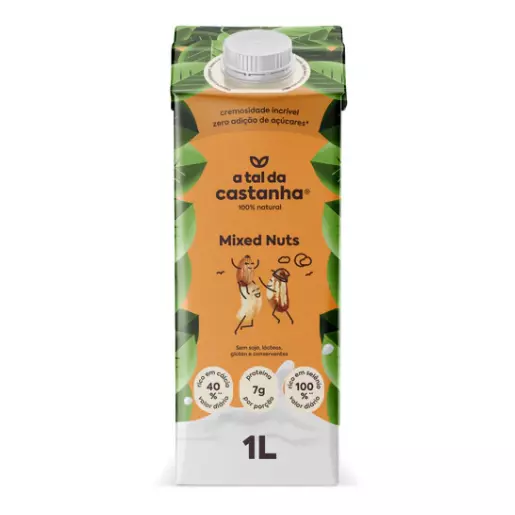 Leite Mix de Nuts - Tal Castanha 1L