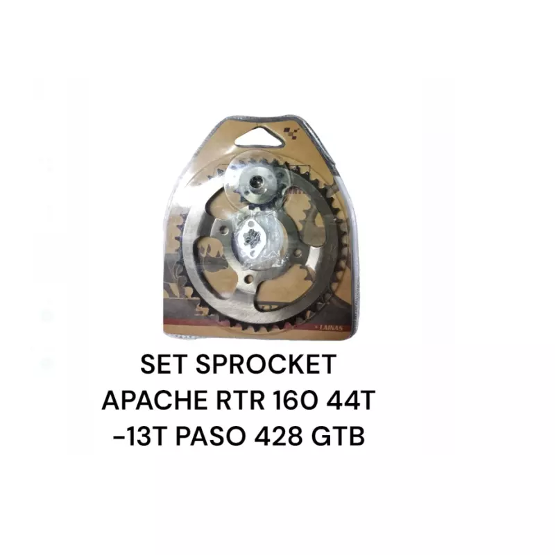 SET SPROCKET APACHE RTR 160 44T-13T