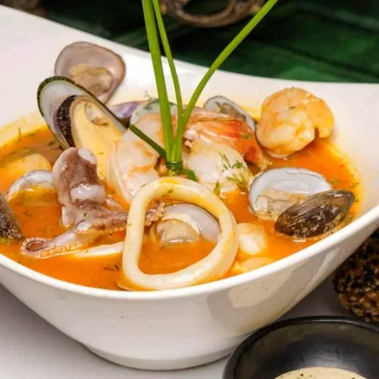 Sopa Do Pescador No Estilo Do Toño