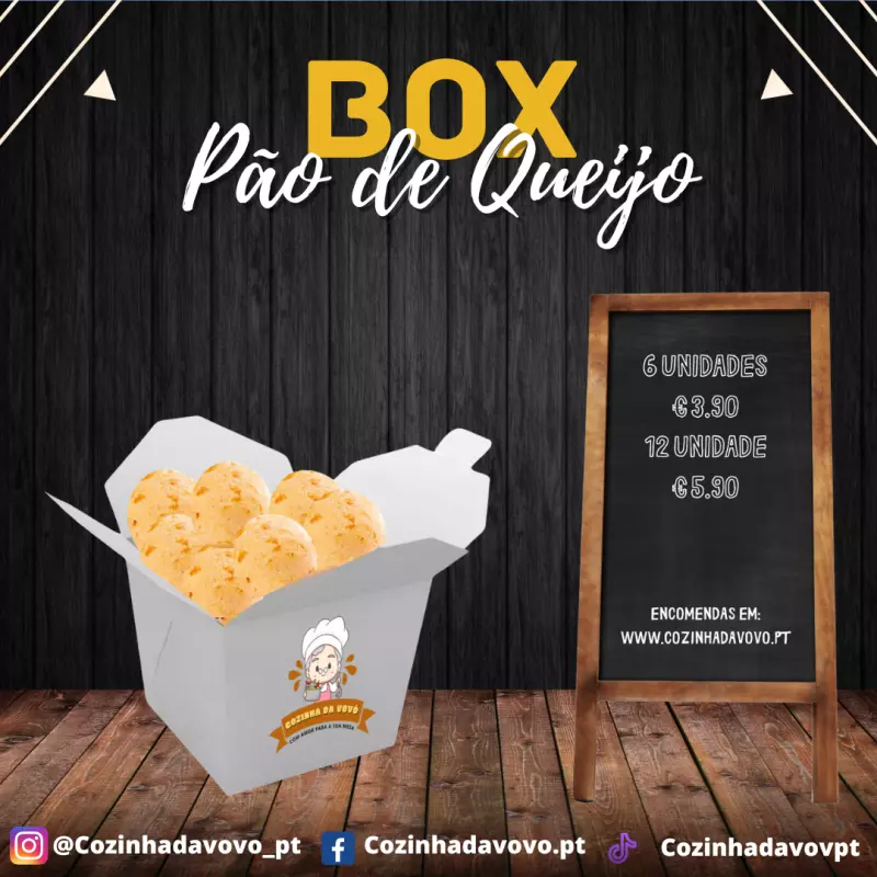 Box de Pão de Queijo