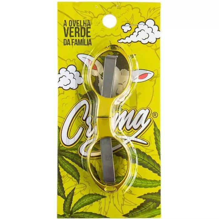 Tesoura Óculos de Metal Crema