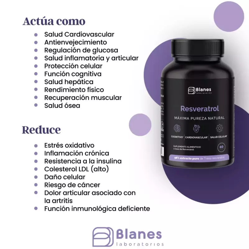 RESVERATROL BLANES 60 CAPS