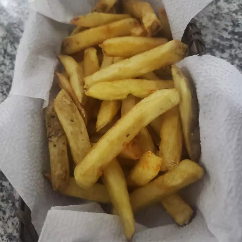Porcion de papas fritas
