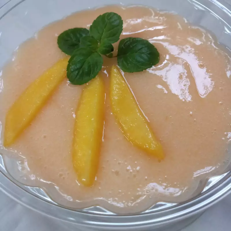 Mousse de durazno