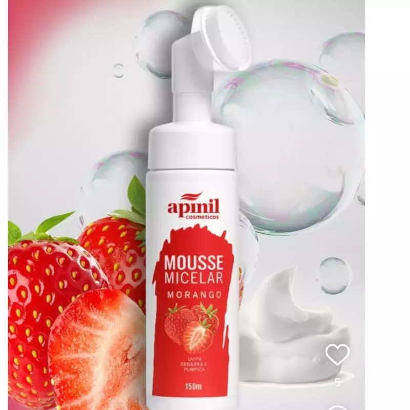 Mousse Micelar Morango Apinil 150ml