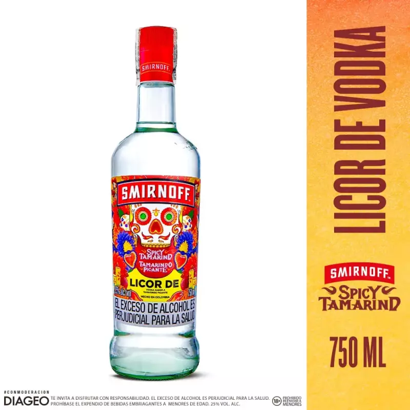Smirnoff Tamarindo Picante Bot 750ml
