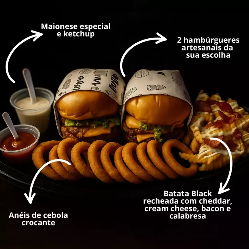 Barca Black (G) 😋⛵️🍔🍟Refri GRÁTIS