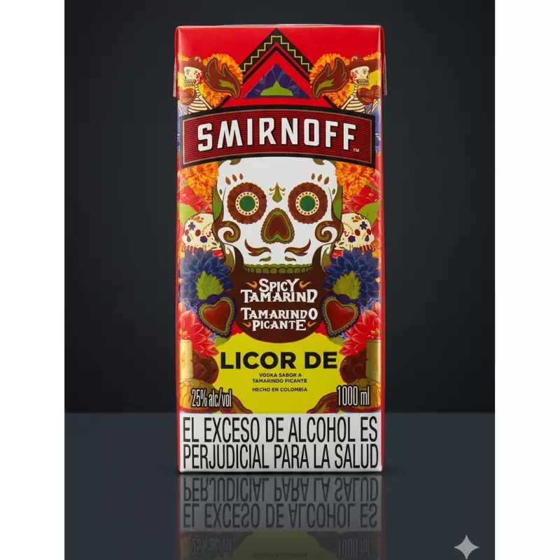 Litro Caja de Smirnoff De Tamarindo