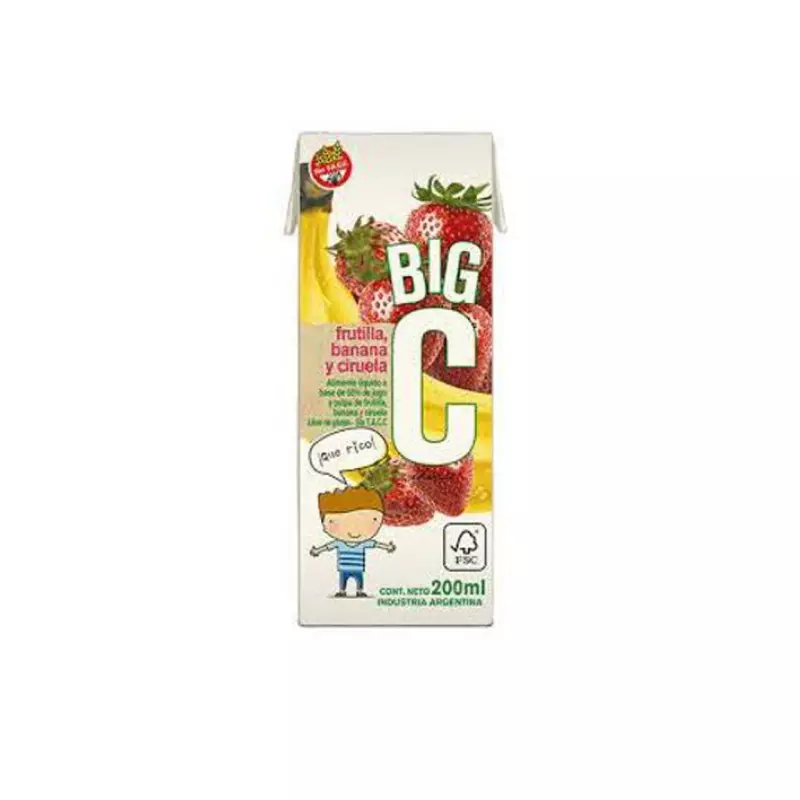 JUGO BIG C  FRUT/BAN X 200 ML