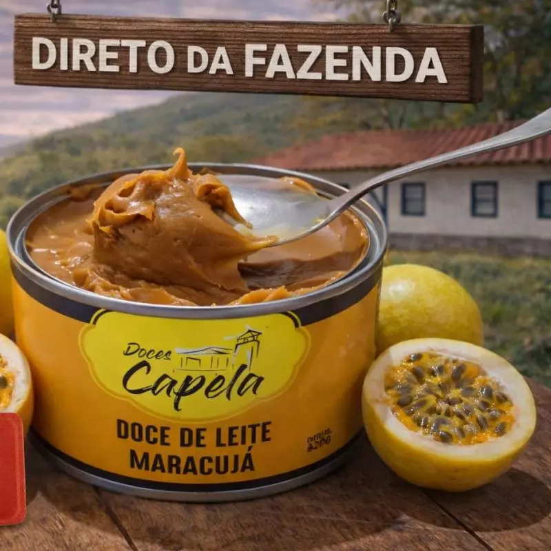 Doce de Leite c/ Maracujá 420g