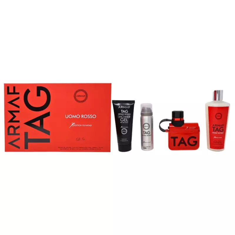 SET TAG ROSSO ARMAF