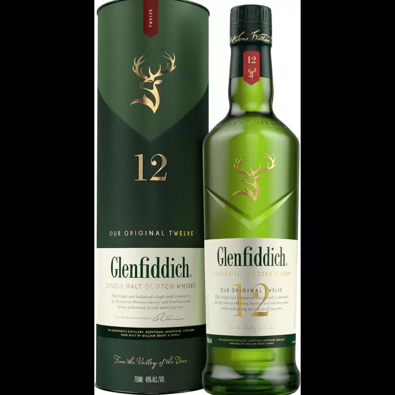 GLENFIDDICH 12 AÑOS SINGLE MALT