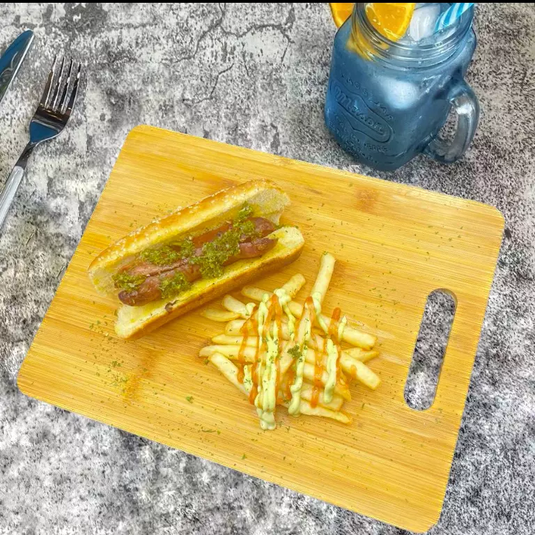 Choripan en Pan de Hot Dog