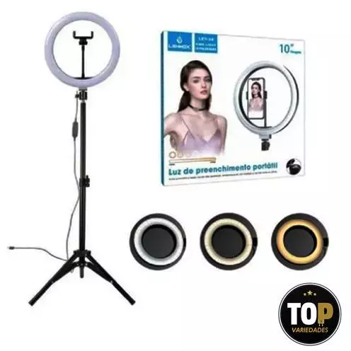 Ring Light Led Usb 12 legom Tripé 2M(cópia)
