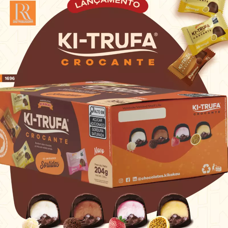 BOMBOM KITRUFA - SABORES - 204G