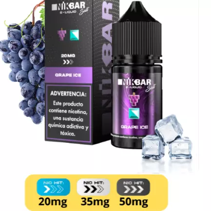 Nikbar Grape Ice 50MG 30ML