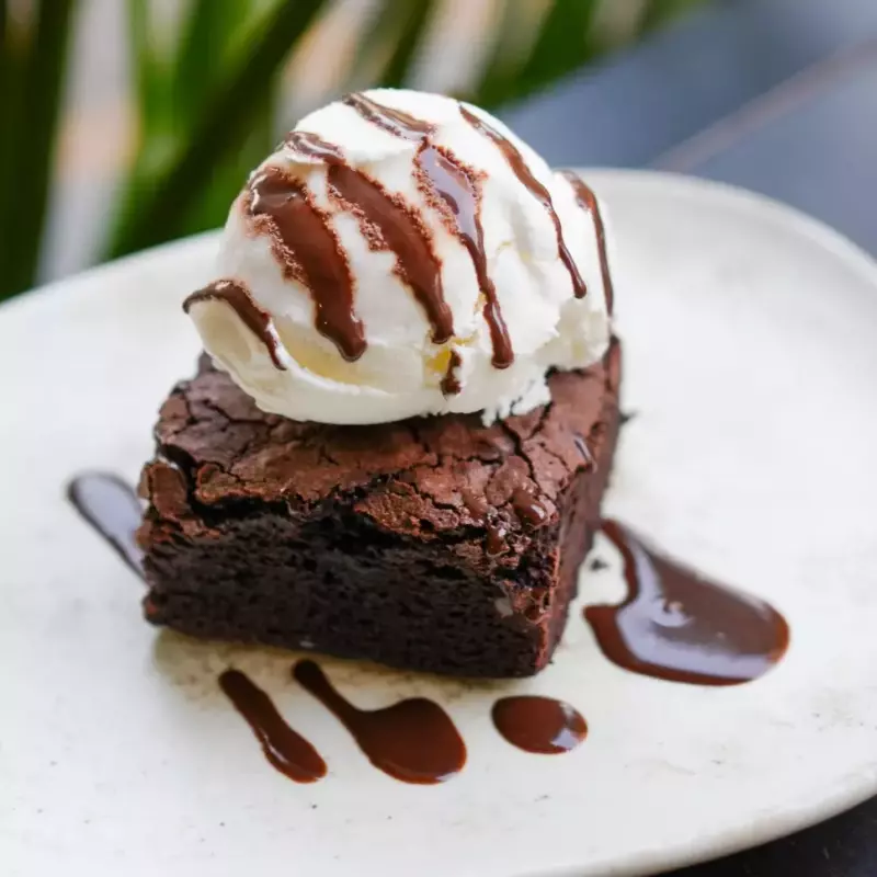 Brownie con Helado