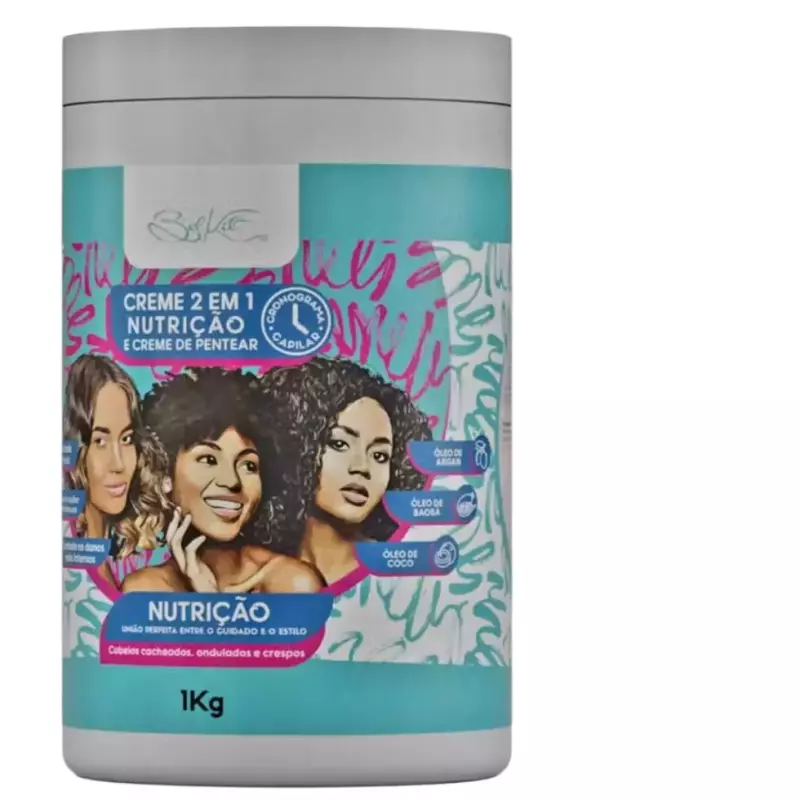 CREME DE PENTEAR E NUTRIÇÃO 1KG 2EM1