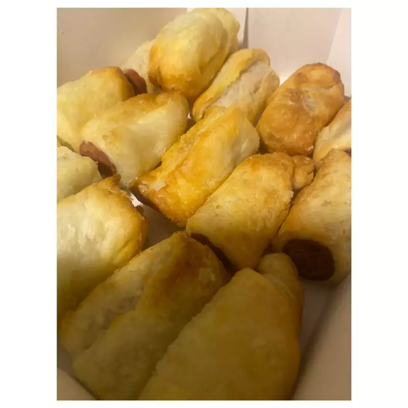 Mini Folhado de Salsicha